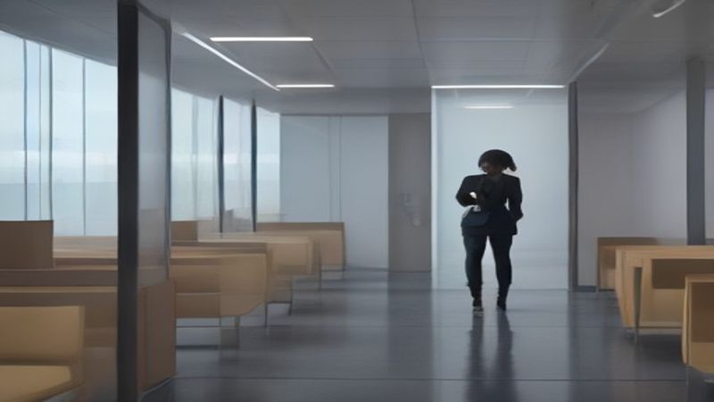 夜色影院深夜观影场景，屏幕光影映在安静的房间中